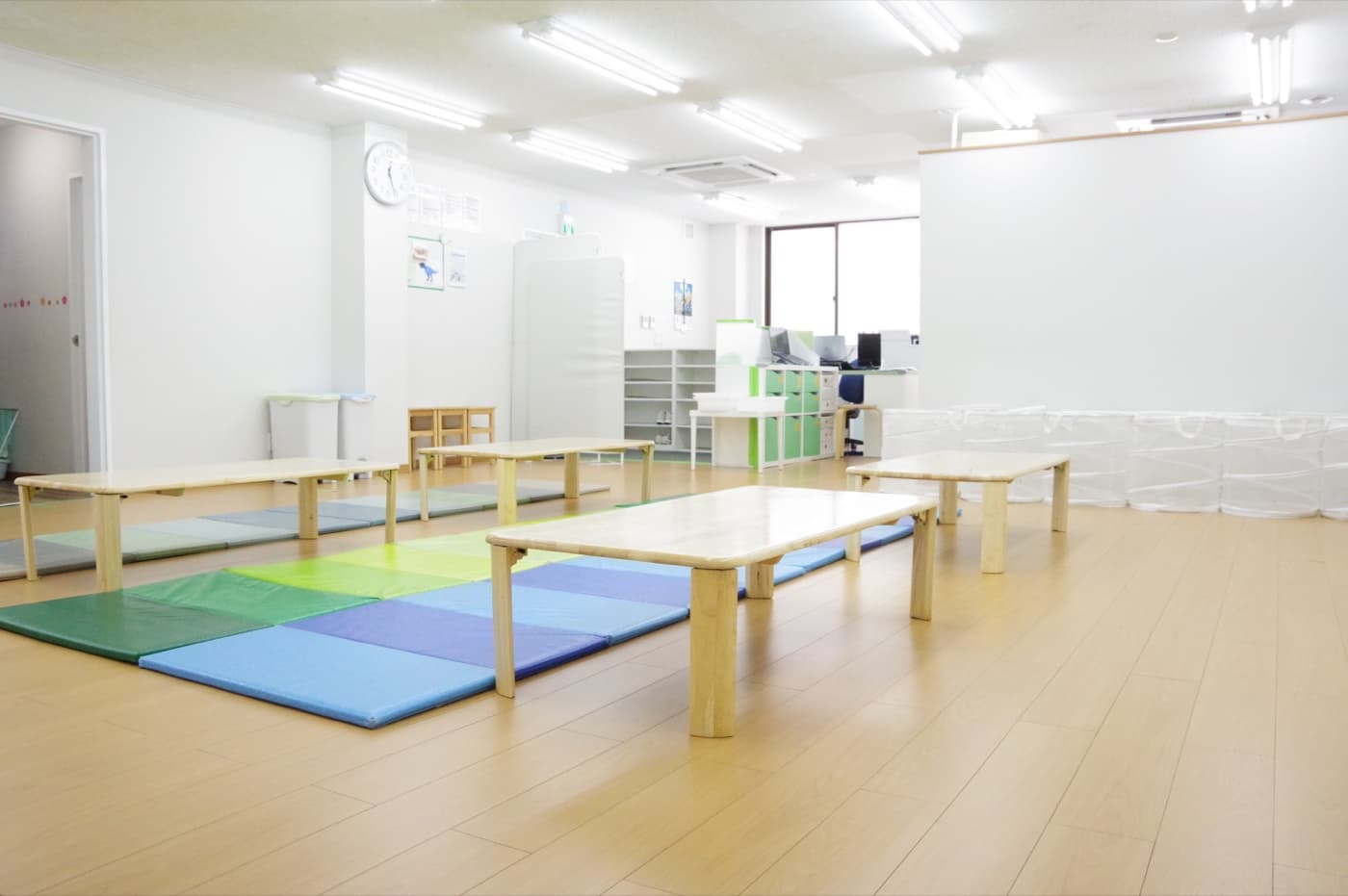 落ち着いて過ごせる室内スペース